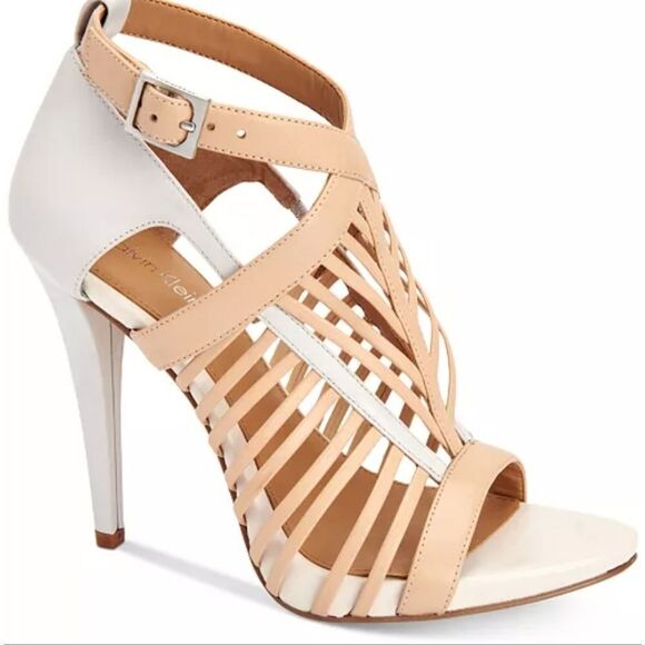 Calvin Klein cage heels 9 - Picture 2 of 12